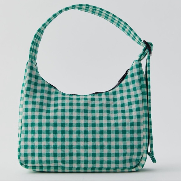 BAGGU Green & White Multi Mini Tote Bag NWT - Picture 3 of 4
